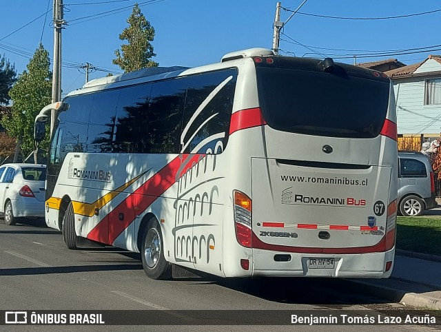 Romanini Bus 67 na cidade de Maipú, Santiago, Metropolitana de Santiago, Chile, por Benjamín Tomás Lazo Acuña. Número da foto: #10973175.