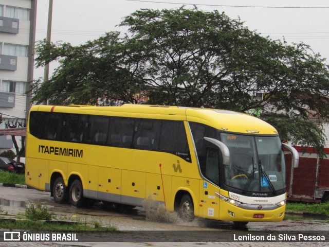 Viação Itapemirim 60725 na cidade de Caruaru, Pernambuco, Brasil, por Lenilson da Silva Pessoa. ID da foto: 10972588.