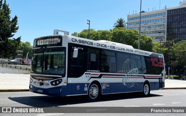 Transportes América S.A.C.I. 17 na cidade de Ciudad Autónoma de Buenos Aires, Argentina, por Francisco Ivano. Número da foto: #10973137.