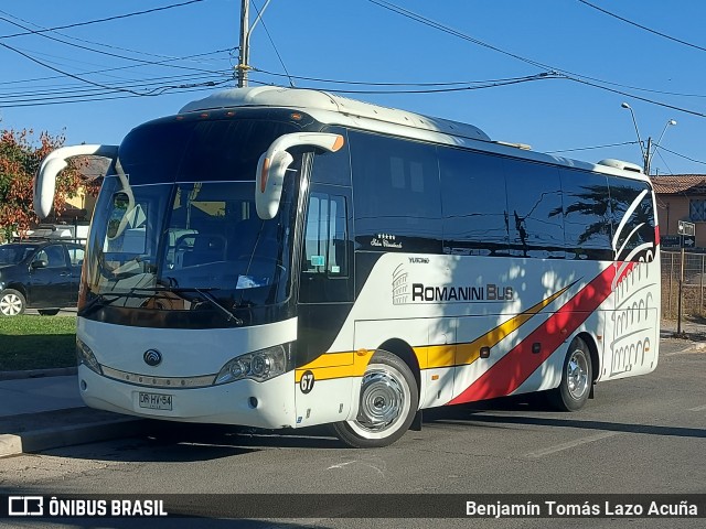 Romanini Bus 67 na cidade de Maipú, Santiago, Metropolitana de Santiago, Chile, por Benjamín Tomás Lazo Acuña. ID da foto: 10973166.