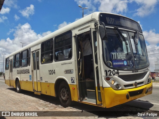 Transportes Guanabara 1204 na cidade de São Gonçalo do Amarante, Rio Grande do Norte, Brasil, por Davi Felipe. Número da foto: #10970851.