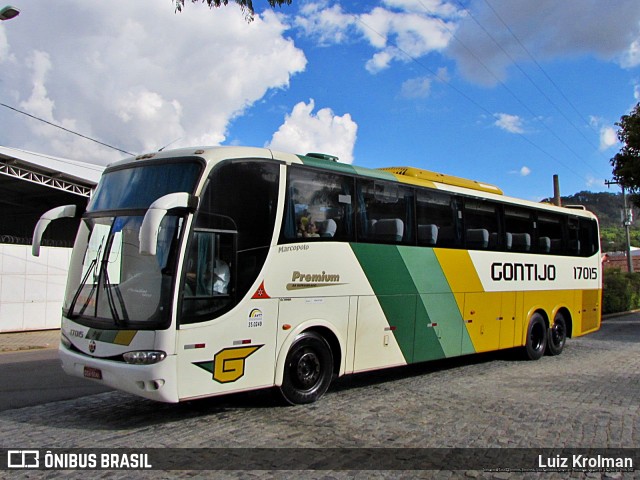 Empresa Gontijo de Transportes 17015 na cidade de Juiz de Fora, Minas Gerais, Brasil, por Luiz Krolman. ID da foto: 10970856.