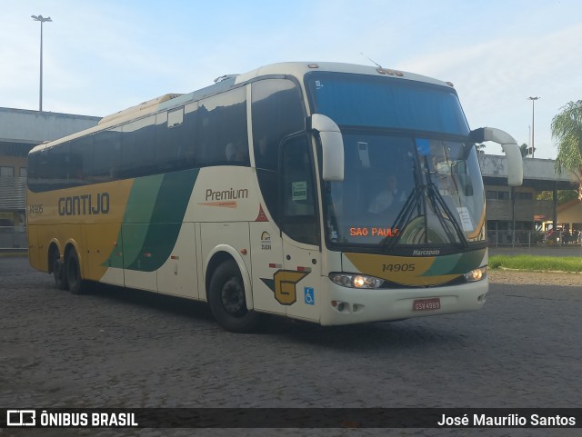 Empresa Gontijo de Transportes 14905 na cidade de Campos dos Goytacazes, Rio de Janeiro, Brasil, por José Maurílio Santos. ID da foto: 10971343.