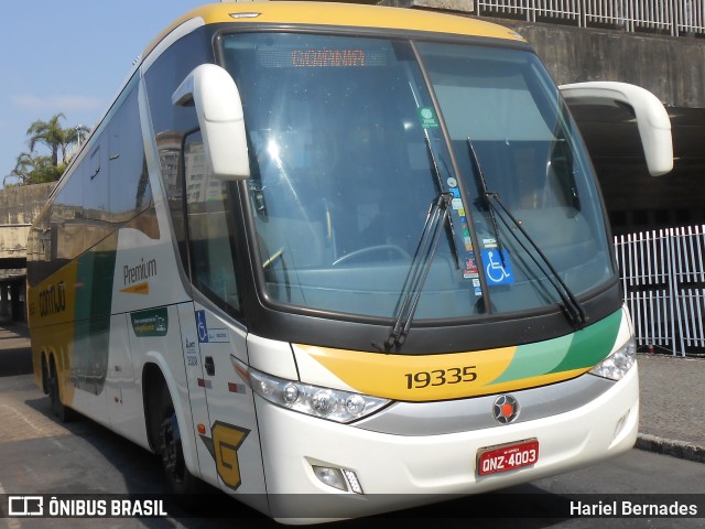 Empresa Gontijo de Transportes 19335 na cidade de Belo Horizonte, Minas Gerais, Brasil, por Hariel Bernades. Número da foto: #10972832.
