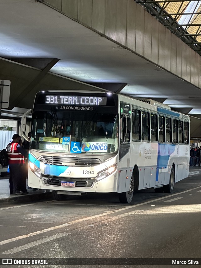 VUG - Viação Urbana Guarulhos 1394 na cidade de Guarulhos, São Paulo, Brasil, por Marco Silva. Número da foto: #10972894.