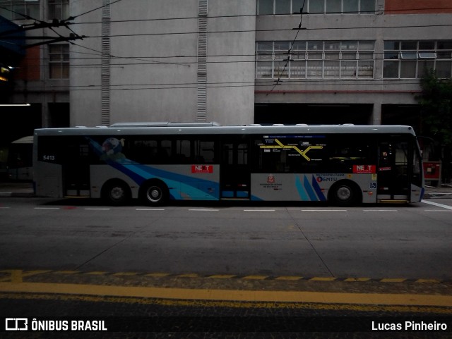 Next Mobilidade - ABC Sistema de Transporte 5413 na cidade de Diadema, São Paulo, Brasil, por Lucas Pinheiro. ID da foto: 10971780.