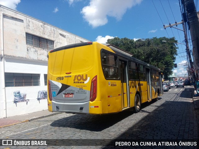 Sancetur - Sou Atibaia 1769 na cidade de Atibaia, São Paulo, Brasil, por PEDRO DA CUNHA ATIBAIA ÔNIBUS. ID da foto: 10970911.