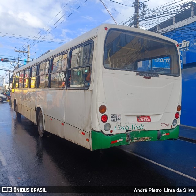 Empresa de Transportes Costa Verde 7266 na cidade de Lauro de Freitas, Bahia, Brasil, por André Pietro  Lima da Silva. ID da foto: 10975557.