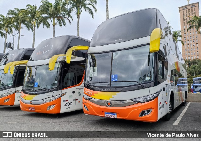 Starline Turismo 2400 na cidade de Aparecida, São Paulo, Brasil, por Vicente de Paulo Alves. ID da foto: 10976150.