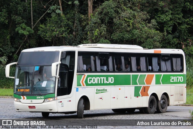 Empresa Gontijo de Transportes 21170 na cidade de Manhuaçu, Minas Gerais, Brasil, por Athos Lauriano do Prado. Número da foto: #10974482.