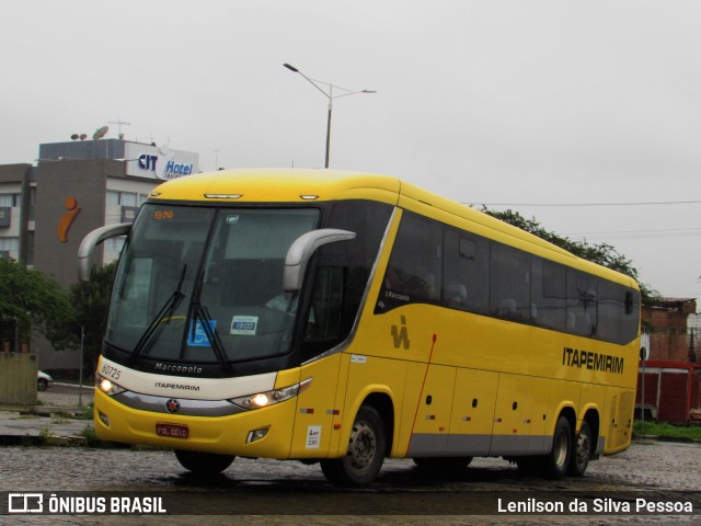 Viação Itapemirim 60725 na cidade de Caruaru, Pernambuco, Brasil, por Lenilson da Silva Pessoa. ID da foto: 10974788.