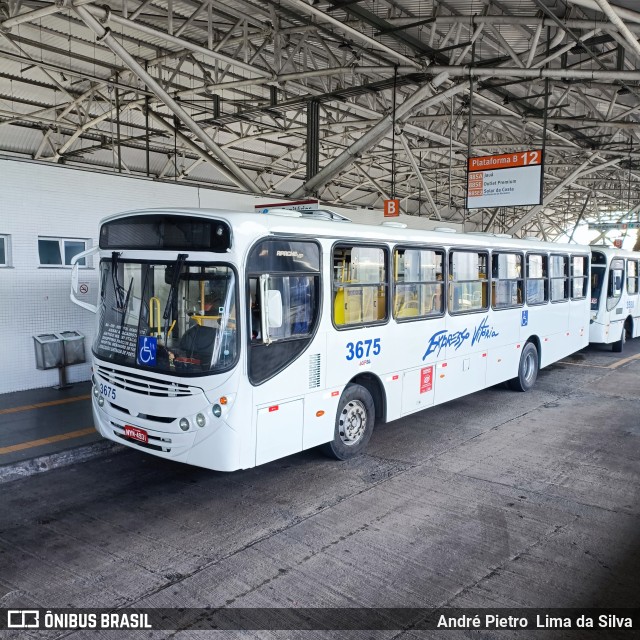 Expresso Vitória Bahia 3675 na cidade de Lauro de Freitas, Bahia, Brasil, por André Pietro  Lima da Silva. Número da foto: #10975569.