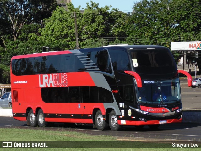 Lirabus 21600 na cidade de Foz do Iguaçu, Paraná, Brasil, por Shayan Lee. ID da foto: 10974494.