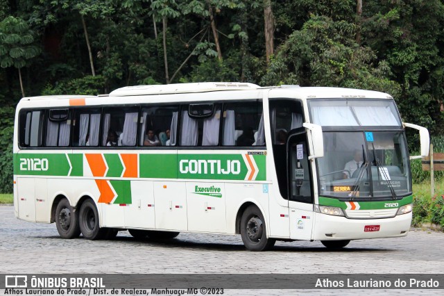 Empresa Gontijo de Transportes 21120 na cidade de Manhuaçu, Minas Gerais, Brasil, por Athos Lauriano do Prado. Número da foto: #10974483.