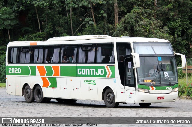 Empresa Gontijo de Transportes 21120 na cidade de Manhuaçu, Minas Gerais, Brasil, por Athos Lauriano do Prado. ID da foto: 10974483.