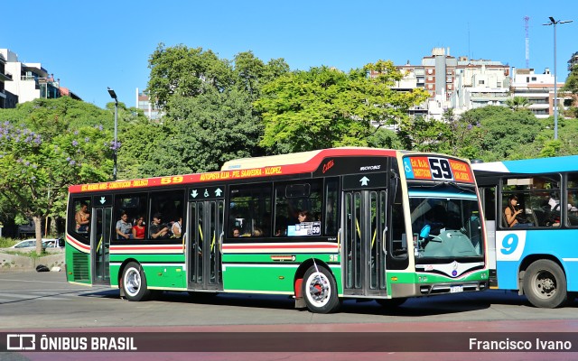 MOCBA - Micro Omnibus Ciudad de Buenos Aires 35 na cidade de Ciudad Autónoma de Buenos Aires, Argentina, por Francisco Ivano. ID da foto: 10976115.