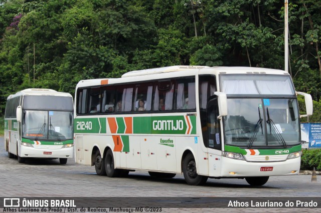 Empresa Gontijo de Transportes 21240 na cidade de Manhuaçu, Minas Gerais, Brasil, por Athos Lauriano do Prado. ID da foto: 10974487.