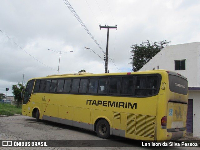 Viação Itapemirim 8513 na cidade de Caruaru, Pernambuco, Brasil, por Lenilson da Silva Pessoa. ID da foto: 10974923.