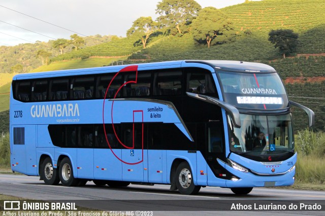 Expresso Guanabara 2278 na cidade de São Francisco do Glória, Minas Gerais, Brasil, por Athos Lauriano do Prado. Número da foto: #10974455.