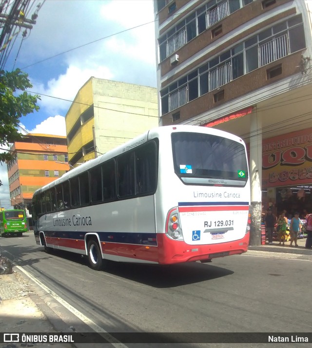 Empresa de Transportes Limousine Carioca RJ 129.031 na cidade de Duque de Caxias, Rio de Janeiro, Brasil, por Natan Lima. Número da foto: #10975695.