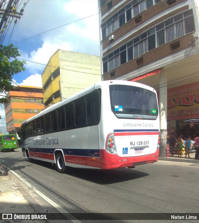 Empresa de Transportes Limousine Carioca RJ 129.031 na cidade de Duque de Caxias, Rio de Janeiro, Brasil, por Natan Lima. ID da foto: 10975695.