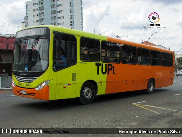 TUPi Transportes Urbanos Piracicaba 8285 na cidade de Piracicaba, São Paulo, Brasil, por Henrique Alves de Paula Silva. ID da foto: 10973955.