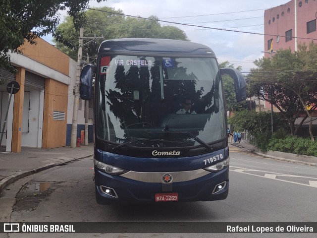 Viação Cometa 719570 na cidade de São Caetano do Sul, São Paulo, Brasil, por Rafael Lopes de Oliveira. ID da foto: 10973670.