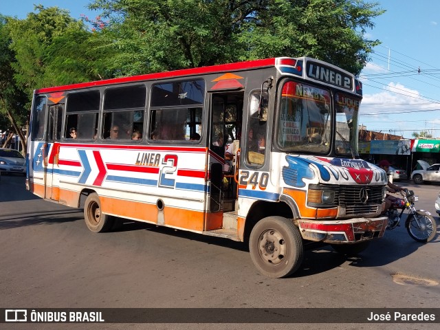 SMTC - Sur Movil Transporte y Comercio - Linea 2 240 na cidade de Luque, Central, Paraguai, por José Paredes. ID da foto: 10974794.