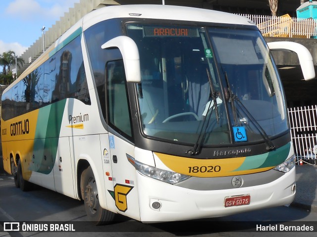 Empresa Gontijo de Transportes 18020 na cidade de Belo Horizonte, Minas Gerais, Brasil, por Hariel Bernades. Número da foto: #10974451.