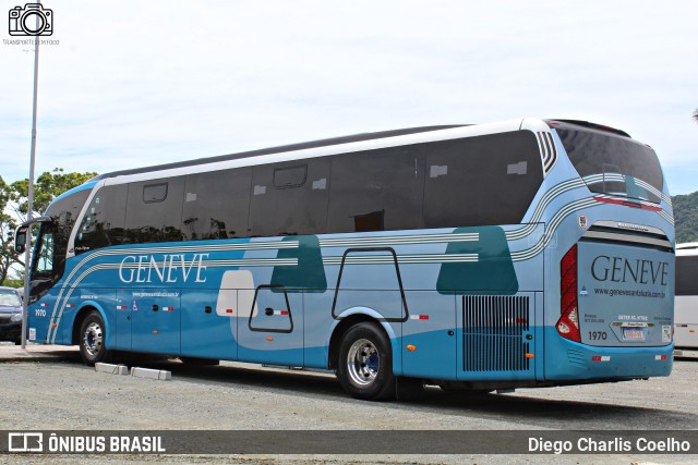 Santa Luzia Transporte e Turismo - Geneve Turismo 1970 na cidade de Penha, Santa Catarina, Brasil, por Diego Charlis Coelho. Número da foto: #10978111.