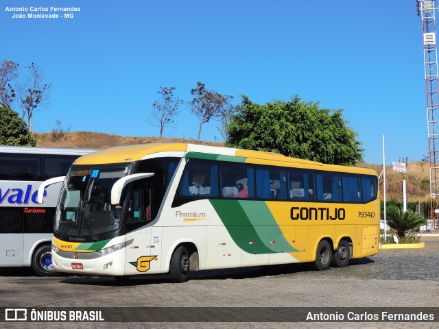 Empresa Gontijo de Transportes 19340 na cidade de João Monlevade, Minas Gerais, Brasil, por Antonio Carlos Fernandes. ID da foto: 10976657.