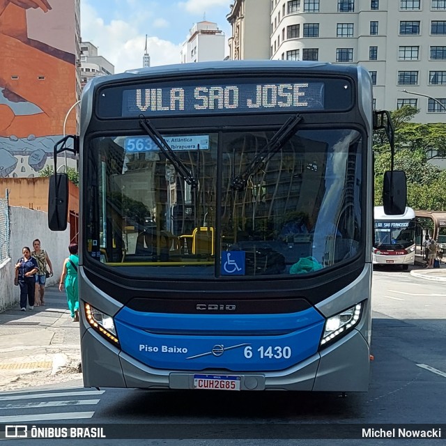 Viação Grajaú S.A. 6 1430 na cidade de São Paulo, São Paulo, Brasil, por Michel Nowacki. Número da foto: #10978025.