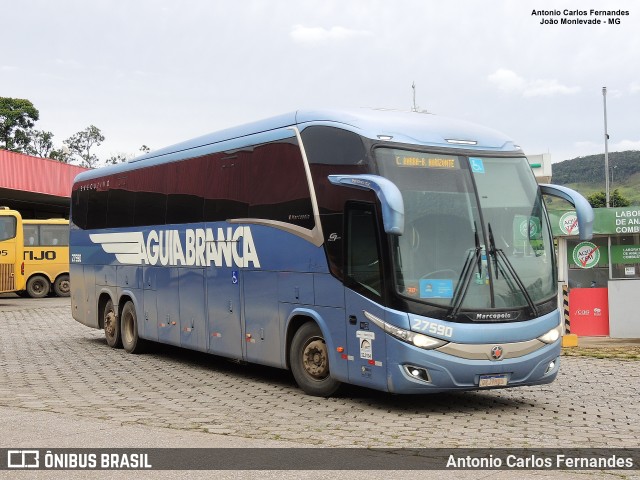 Viação Águia Branca 27590 na cidade de João Monlevade, Minas Gerais, Brasil, por Antonio Carlos Fernandes. ID da foto: 10976622.