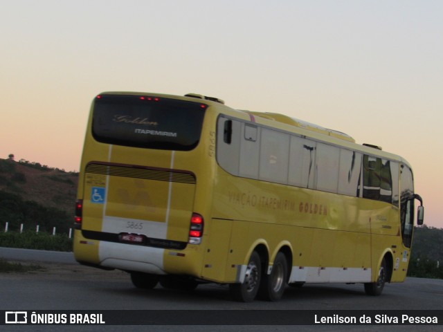 Viação Itapemirim 5865 na cidade de Taquaritinga do Norte, Pernambuco, Brasil, por Lenilson da Silva Pessoa. ID da foto: 10978029.