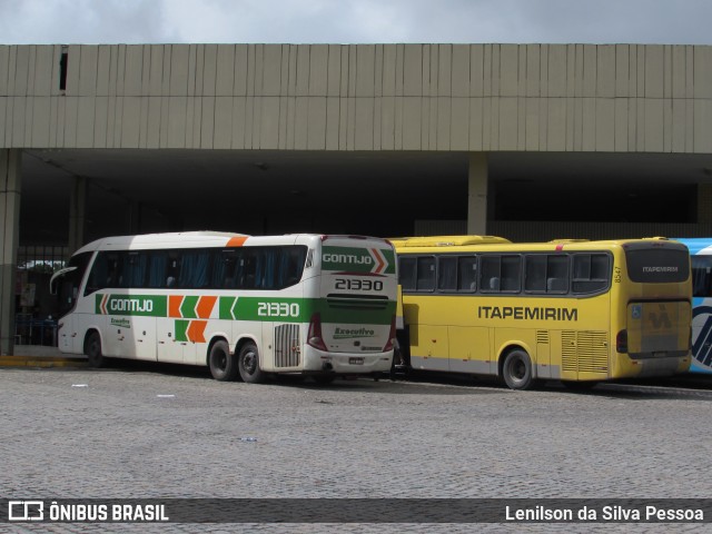 Empresa Gontijo de Transportes 21330 na cidade de Caruaru, Pernambuco, Brasil, por Lenilson da Silva Pessoa. Número da foto: #10977899.