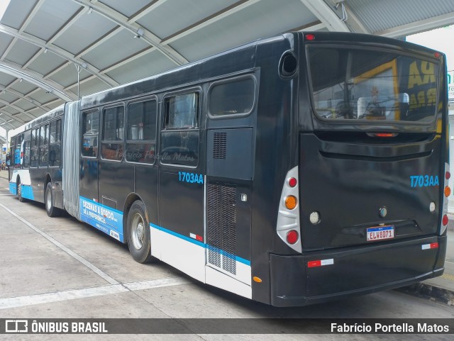 ATT - Atlântico Transportes e Turismo 1703AA na cidade de Vitória da Conquista, Bahia, Brasil, por Fabrício Portella Matos. ID da foto: 10976732.