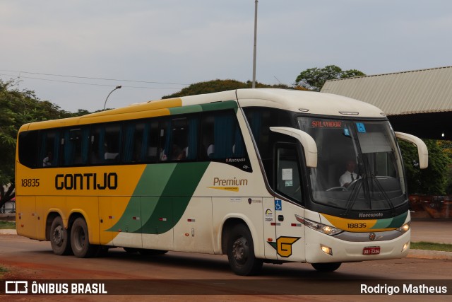 Empresa Gontijo de Transportes 18835 na cidade de Maringá, Paraná, Brasil, por Rodrigo Matheus. Número da foto: #10977594.