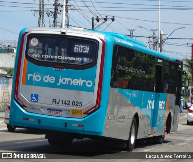 Expresso Rio de Janeiro RJ 142.025 na cidade de Nova Iguaçu, Rio de Janeiro, Brasil, por Lucas Alves Ferreira. ID da foto: 10976878.