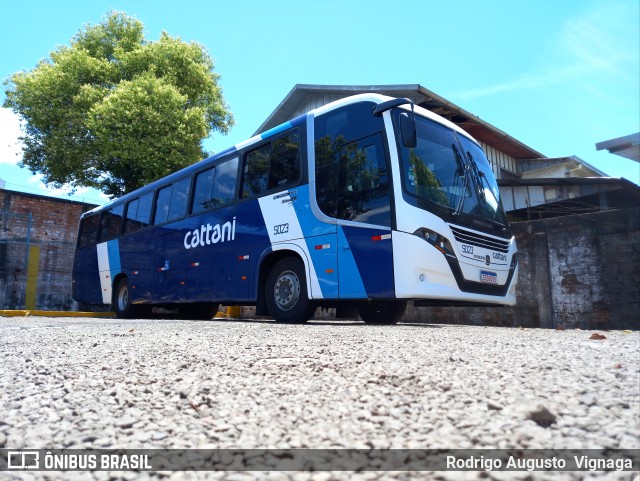 Cattani Transportes e Turismo 5023 na cidade de Pato Branco, Paraná, Brasil, por Rodrigo Augusto  Vignaga. ID da foto: 10976291.