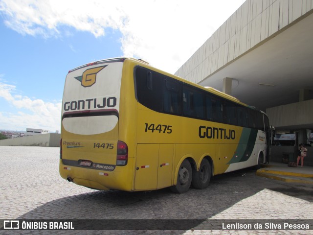 Empresa Gontijo de Transportes 14475 na cidade de Caruaru, Pernambuco, Brasil, por Lenilson da Silva Pessoa. Número da foto: #10978052.