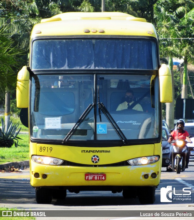 Viação Itapemirim 8919 na cidade de Campos dos Goytacazes, Rio de Janeiro, Brasil, por Lucas de Souza Pereira. ID da foto: 10979575.