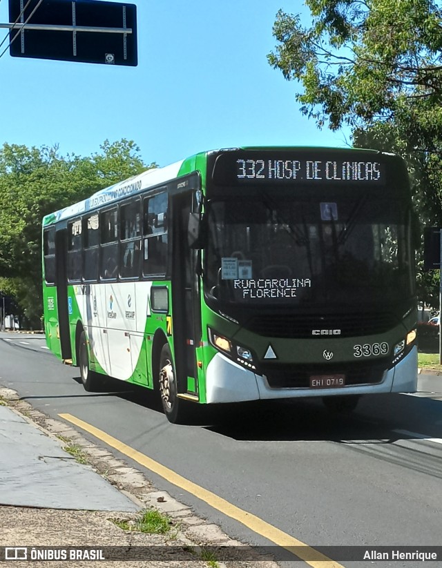 VB Transportes e Turismo 3369 na cidade de Campinas, São Paulo, Brasil, por Allan Henrique. Número da foto: #10979071.