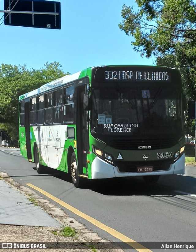 VB Transportes e Turismo 3369 na cidade de Campinas, São Paulo, Brasil, por Allan Henrique. ID da foto: 10979071.