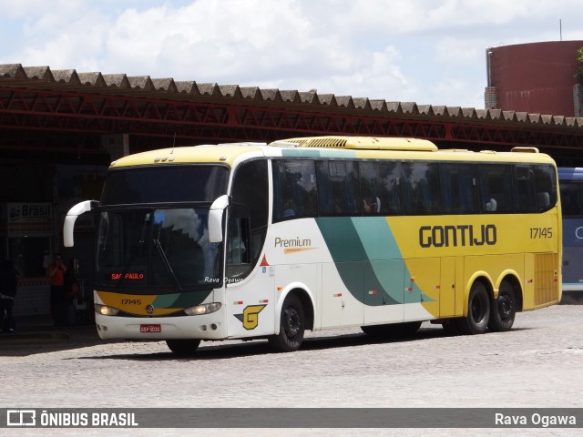 Empresa Gontijo de Transportes 17145 na cidade de Vitória da Conquista, Bahia, Brasil, por Rava Ogawa. ID da foto: 10981358.