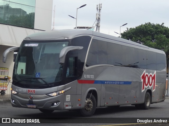 Auto Viação 1001 RJ 108.1125 na cidade de Rio de Janeiro, Rio de Janeiro, Brasil, por Douglas Andrez. ID da foto: 10981072.