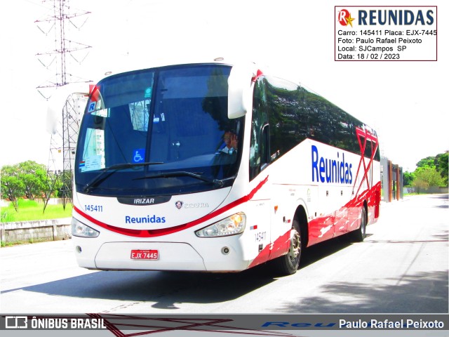 Empresa Reunidas Paulista de Transportes 145411 na cidade de São José dos Campos, São Paulo, Brasil, por Paulo Rafael Peixoto. ID da foto: 10980639.