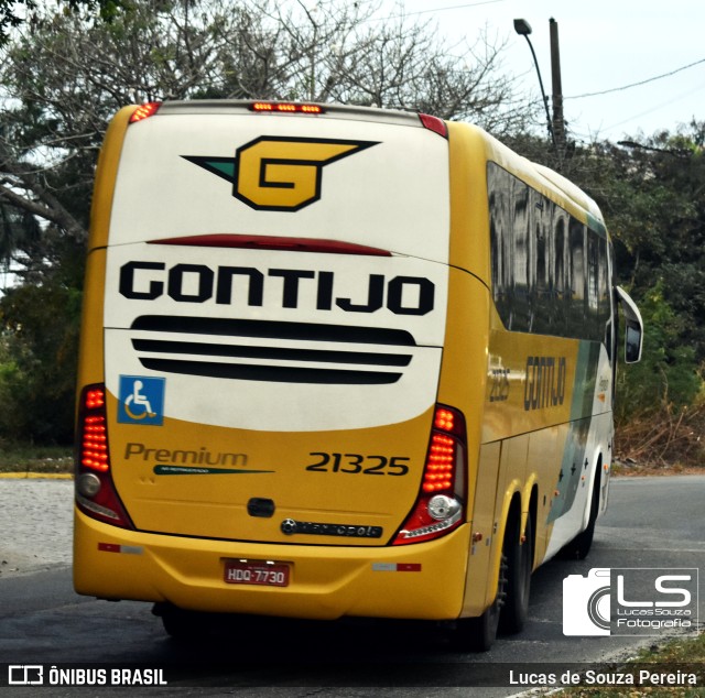 Empresa Gontijo de Transportes 21325 na cidade de Campos dos Goytacazes, Rio de Janeiro, Brasil, por Lucas de Souza Pereira. ID da foto: 10979839.