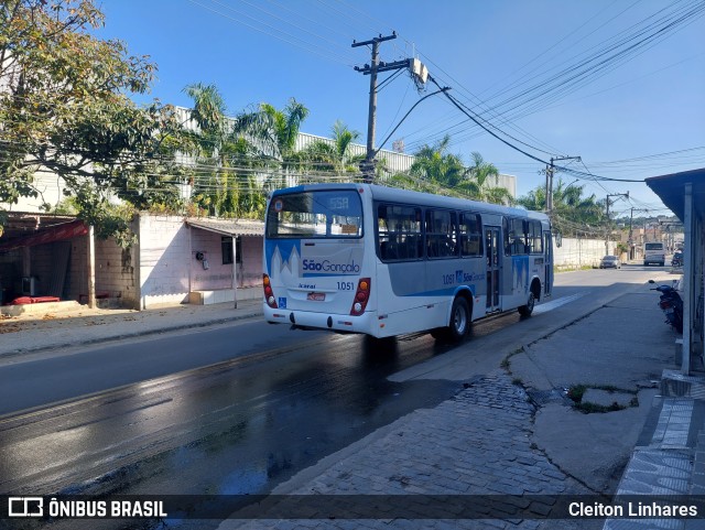 Icaraí Auto Transportes 1.051 na cidade de São Gonçalo, Rio de Janeiro, Brasil, por Cleiton Linhares. ID da foto: 10980073.