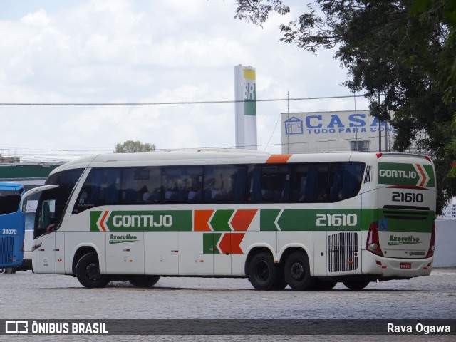 Empresa Gontijo de Transportes 21610 na cidade de Vitória da Conquista, Bahia, Brasil, por Rava Ogawa. ID da foto: 10981387.