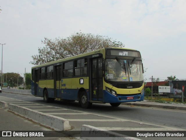 MOBI Transporte Urbano 114 na cidade de Governador Valadares, Minas Gerais, Brasil, por Douglas Célio Brandao. Número da foto: #10979958.